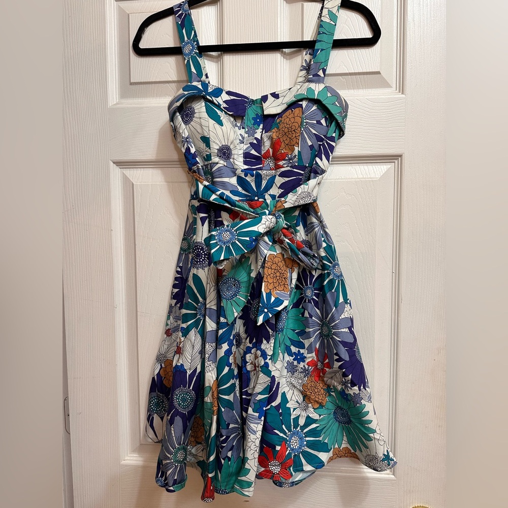 Ixia Structured Dress with Tie small